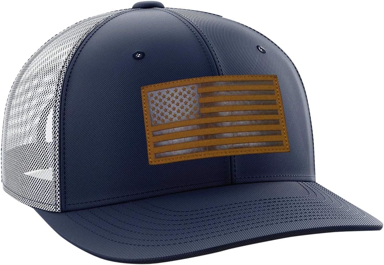 Tactical Pro Supply USA American Flag Patriotic Flexfit Hat for Men & Women | Stitched Patch and Fitted Closure Design One Size Phantom Flag