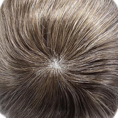 Miniatura 5 de Mens Toupee Hair Piece For Men Fine Mono Men Hair System Toupee For Men Hair Piece Real Human Hair System For Men Protesis Capilar Para Hombre 6x9
