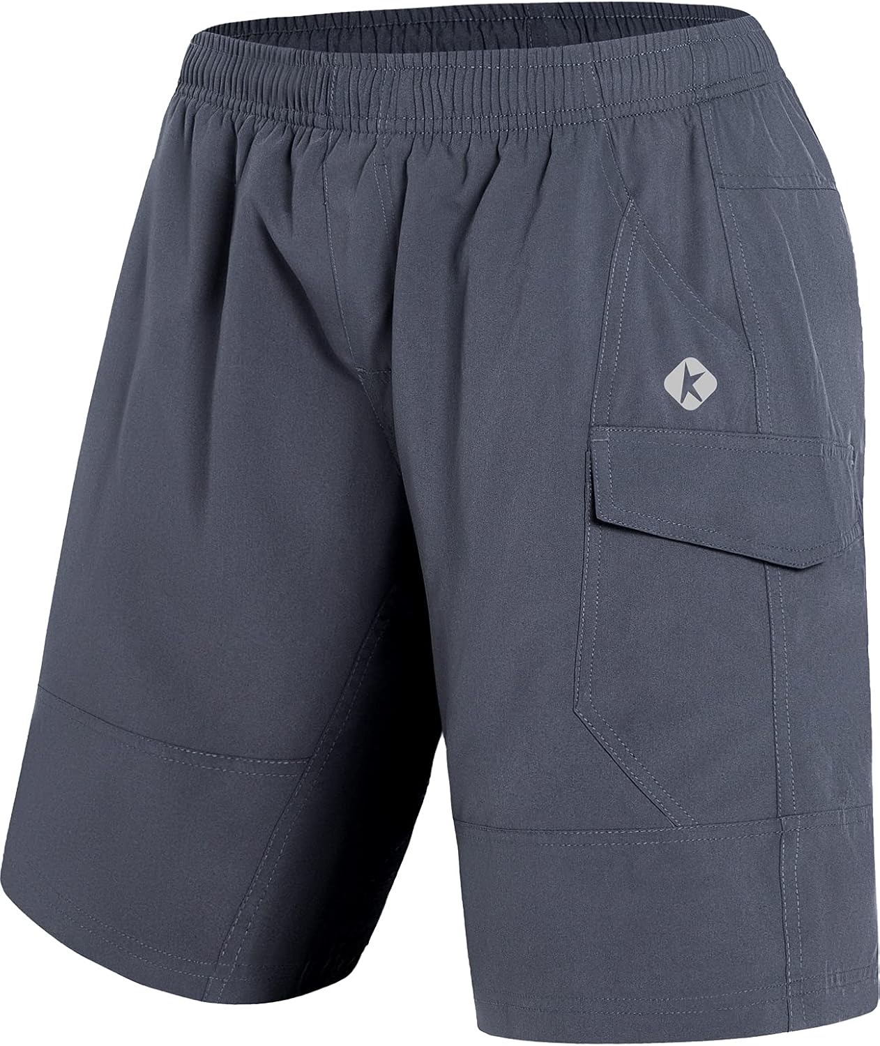 Ksmien Men's Mountain Bike Shorts 3D Padded MTB Bicycle Cycling Shorts Lightweight Loose-Fit - Image 4