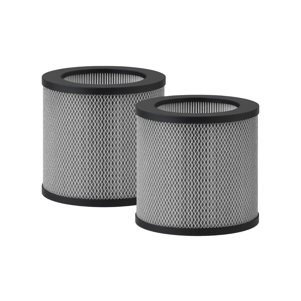 3-in-1 True HEPA Activated Carbon Filter Replacement For Bissell MYair Personal Air Purifier 2780A 2780 27809, Compared to Part 2801. Size 7" x 7" x 6.1". 2 Packs (NOT FOR MODEL 3139A, 3069)