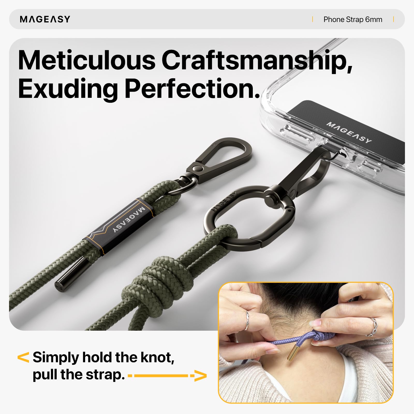 Lanyard For Phone Around Neck Phone Tether MAGEASY Universal Cell Phone  Lanyard - Anti-Theft Rope Phone Strap Crossbody Cell Phone Accessories