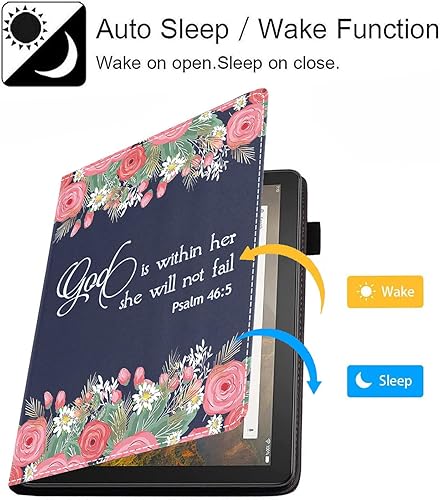 Miniatura 3 de Funda para tablet Kindle Fire HD 10Fire HD 10 Plus de 10.1 pulgadas (11 generación, lanzada en 2021)  Funda delgada de piel sintética con soporte