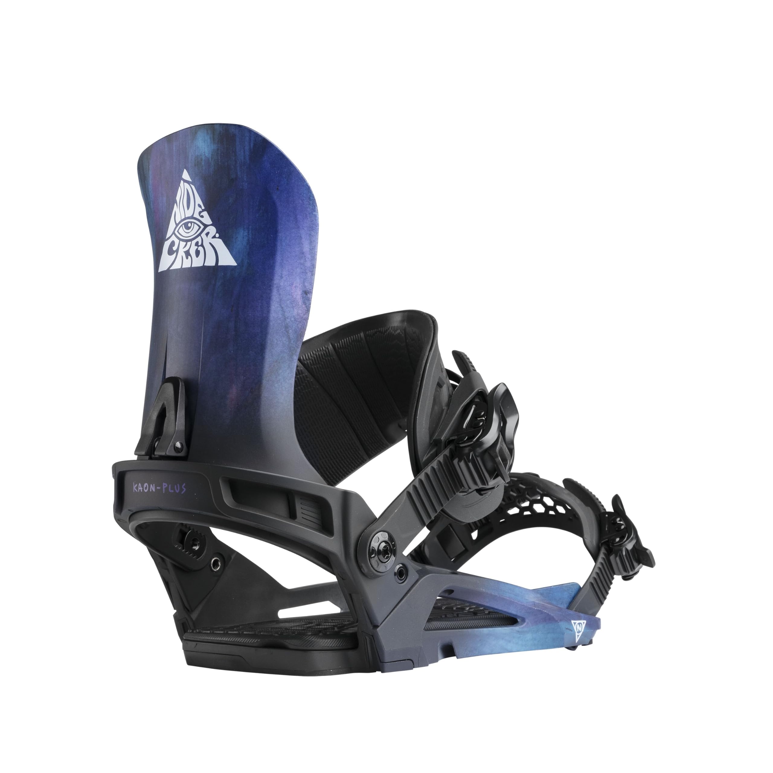 Nidecker Kaon Plus Fixations de Snowboard - Bio-Strap renforcée, Plaque de Base N-Flex et Confort ExoFrame