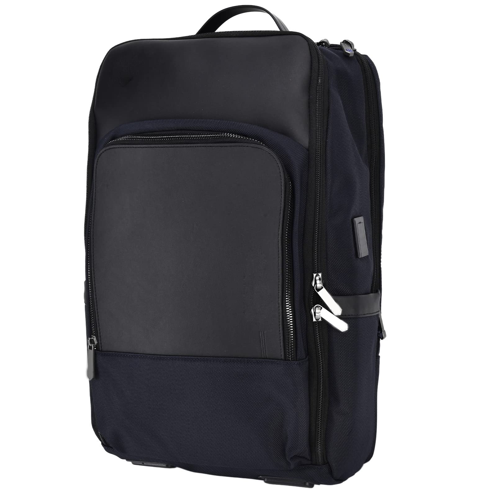 College Backpack, USB Port Design Computer Backpack Breathable Comfortable Water Resistant for Travel for Business for School for Student for Men(Deep Blue)'-image-47