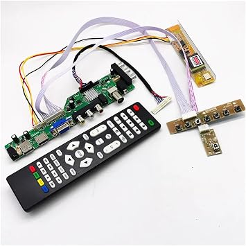 D3663LUA V56 V59 Universal DVB-T2/DVB-T LCD Digital TV Driver Board Kit for 14-inch 15.4-inch 30pin LVDS 1280x800 LCD Screen3663