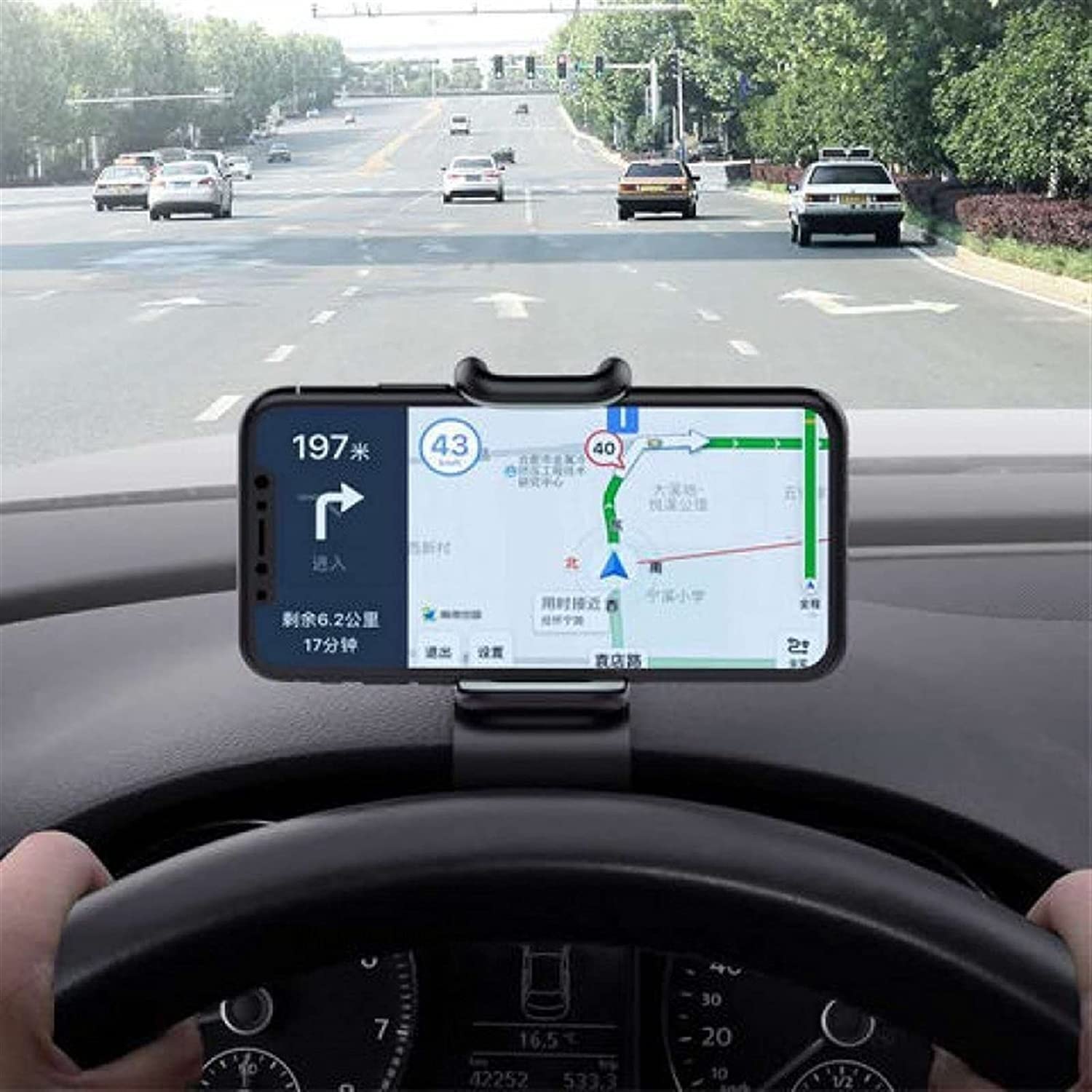 Supporto Auto Smartphone Supporto Per Telefono Per Auto A 360° Supporto Per Cruscotto Per Auto Supporto Per Telefono Cellulare Supporto Per Staffa GPS Adatto Per La Maggior Parte Dei Telefoni Cellular