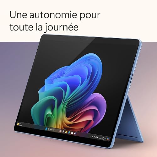 Microsoft Surface Pro (Chargeur Non Inclus) | Copilot+ PC | Ecran Tactile OLED 13 | Snapdragon® X Elite | 16Go RAM | SSD 512To | Dernier Modèle, 11ème Edition | Bleu Saphir - 5