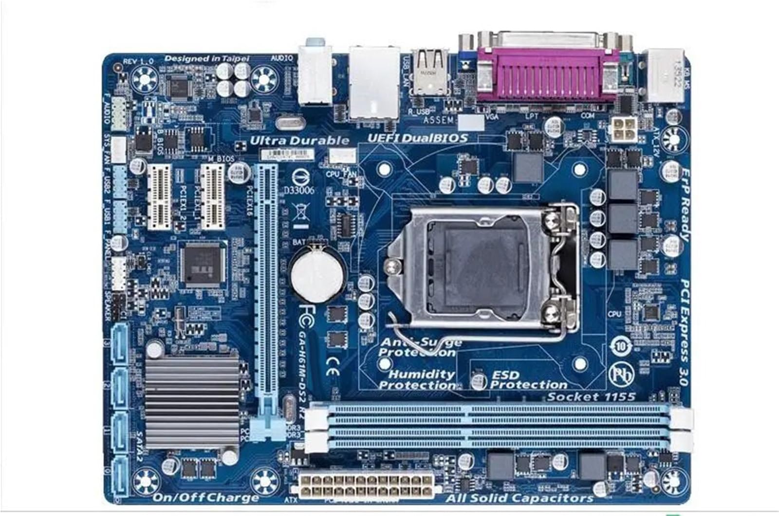 Schede madri Fit For GIGABYTE GA-H61M-DS2