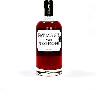 Fatman's Aged Negroni, Premium Hand Crafted Cocktails, Pre mixed Cocktails, Gin Campari Sweet Vermouth,