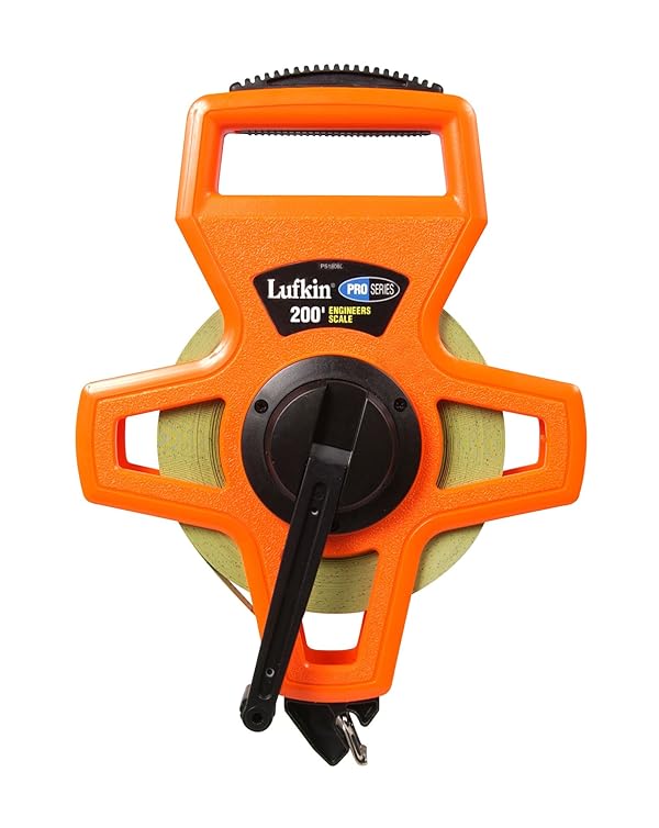 Crescent Lufkin 1/2" x 200' Pro Series Engineer's Ny-Clad® Steel Tape Measure - PS1808DN by Lufkin - Used condition - US$26.28