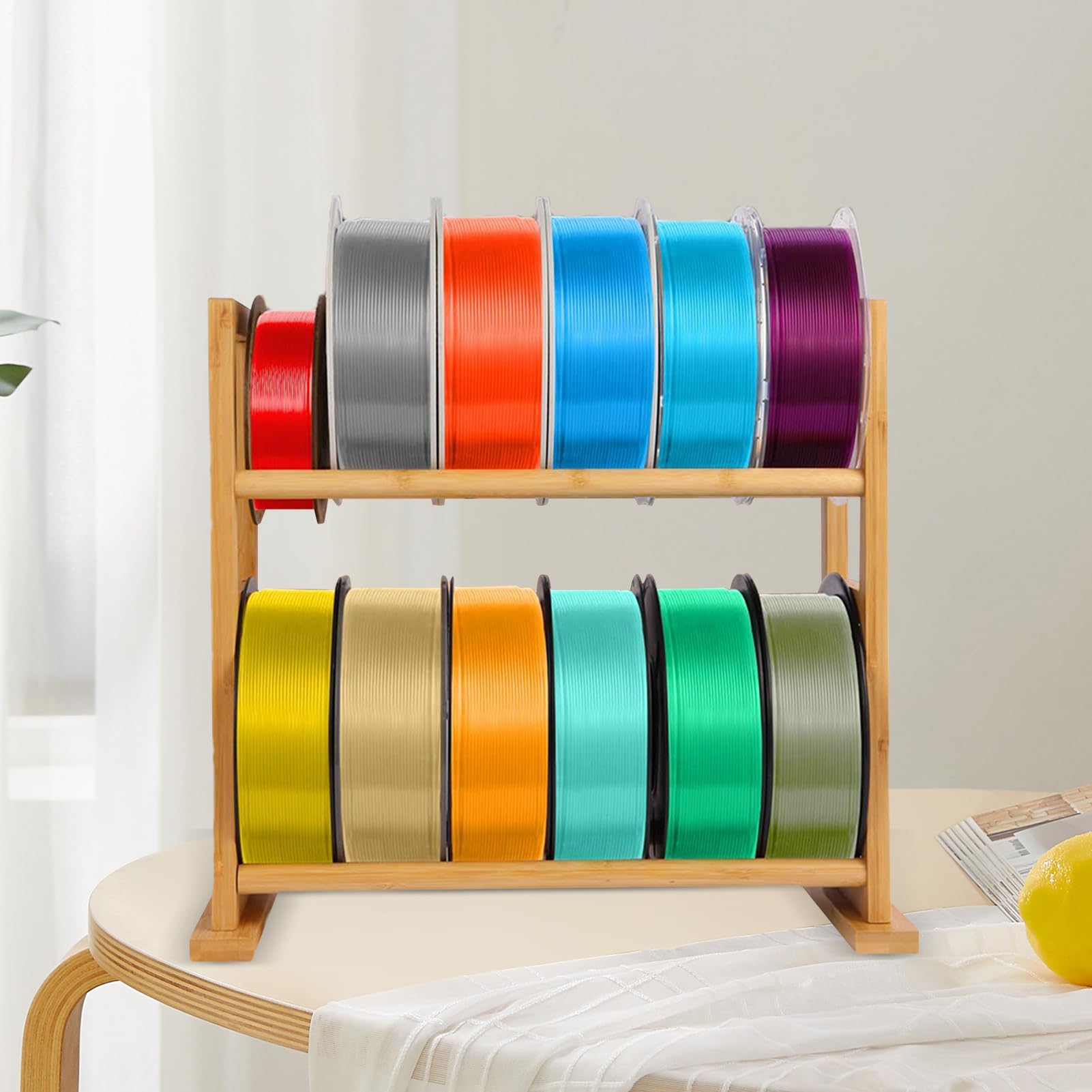 3D-Drucker-Filament-Aufbewahrungsregal Organizer Verbrauchsmaterial | 3D-Drucker Filament Lagerregal Aufbewahrungsregal Für Schreibtisch Werkstatt Labor Unternehmen Verbrauchsmaterial