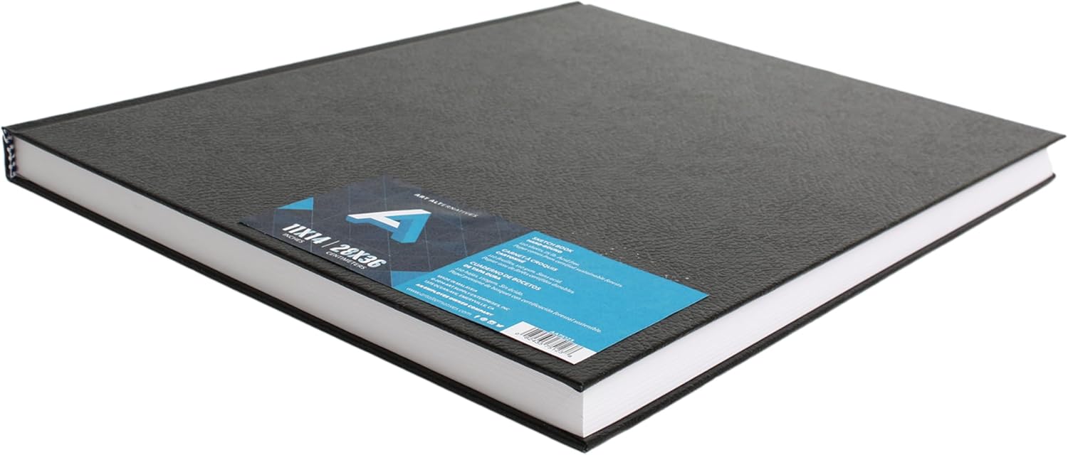 Art Alternatives Hard-Bound Sketch Book, 11 in x 14 in
