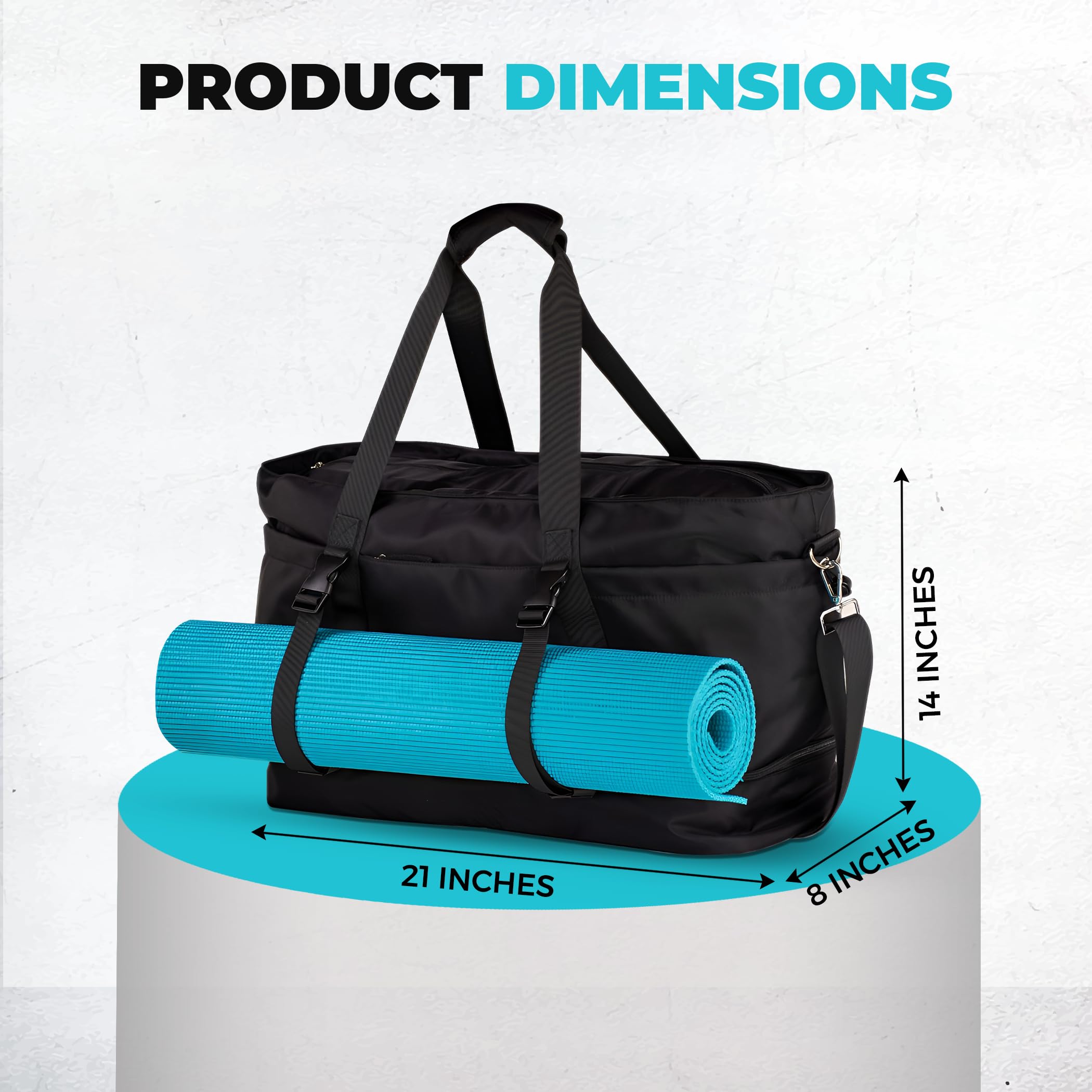 Zen Traveler, borsa per tappetino da yoga, borsa da yoga, borsa per tappetino da yoga, borsa da palestra da donna, borsa da palestra, supporto per tappetino da yoga, borsa da allenamento,