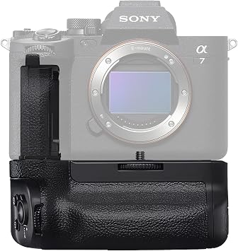 VG-C4EM Battery Grip for Sony A7IV A7R IV A7V A7M4 A9II, Vertical Hand Grip with Dual NP-FZ100 Slots, Ergonomic Non-Slip Design