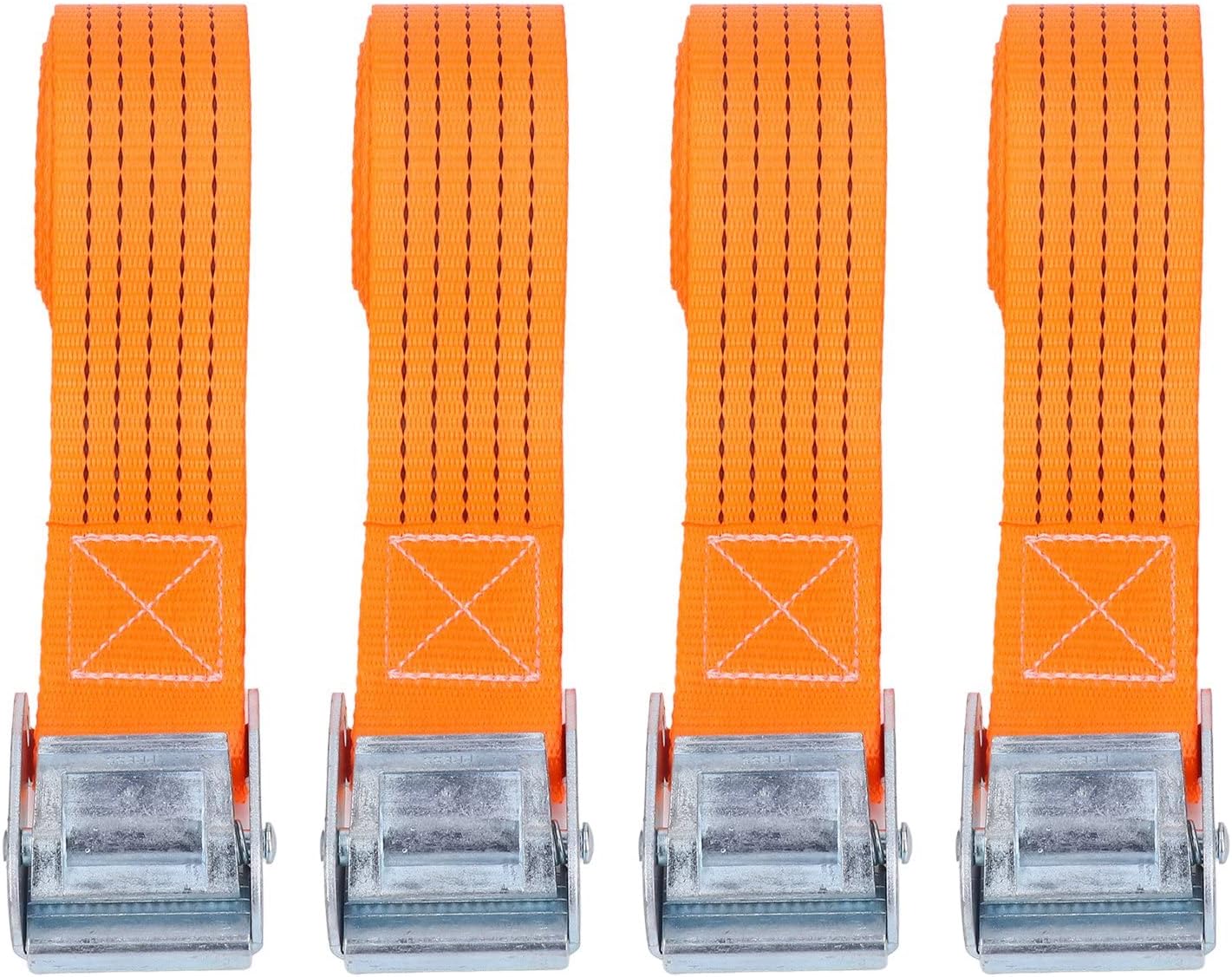 Buckle Tension Strap, Heavy Duty Lashing Straps Flexible 3 Meters High Toughness 4PCS for Trailer