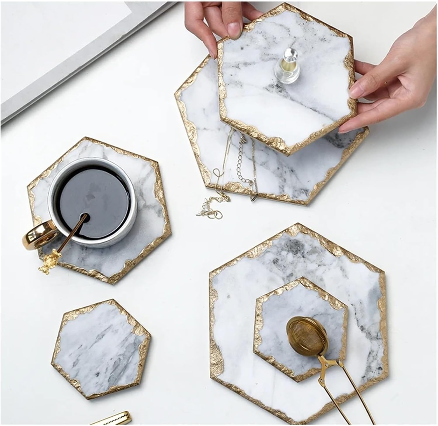 Ceramic Table Coasters Dining Penh Insulation Placemat(B-M)