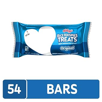 Rice Krispies Treats Crispy Marshmallow Squares, Kids Snack Box, Cereal Bars, Original (Pack of 108)