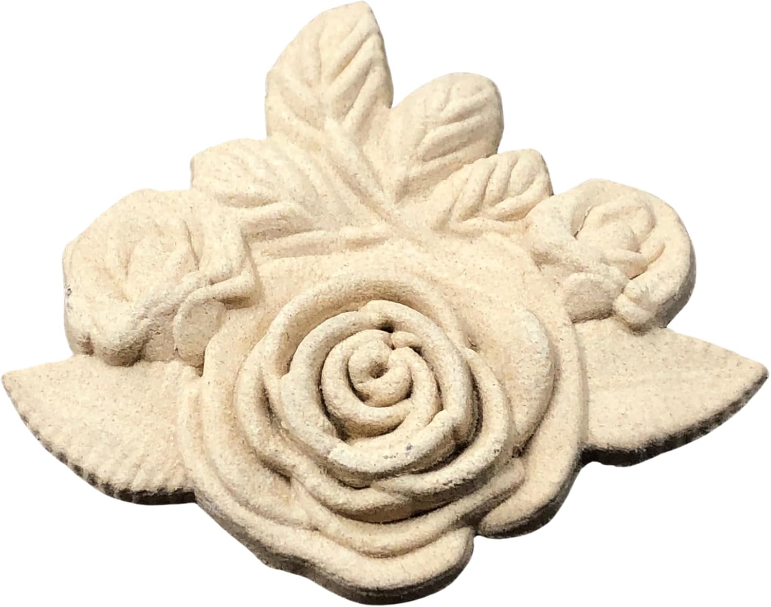 WoodUbend WUB0330 Rose Bouquets Heat Bendable & Flexible Wood Appliques 5.2x6.3cm - DIY Craft, Furniture & Home Decor - Easy to Apply & Paint - Versatile, Reusable & Decorative Decals (5 Pack)