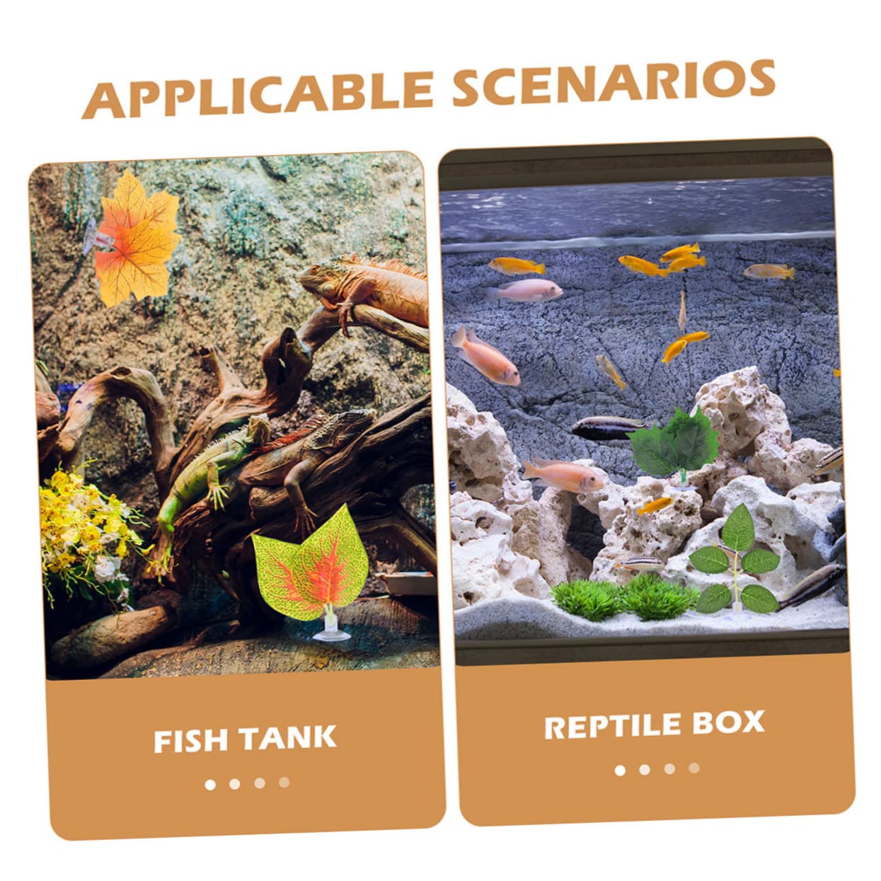 Piante Artificiali Per Terrario Rettili - Decorazioni Per Habitat E Arrampicata