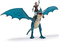 DreamWorks How to Train Your Dragon Deadly Nadder & Astrid Action Figures, 10-Inch Dragon Viking Duo Toys for Kids Ages 4+