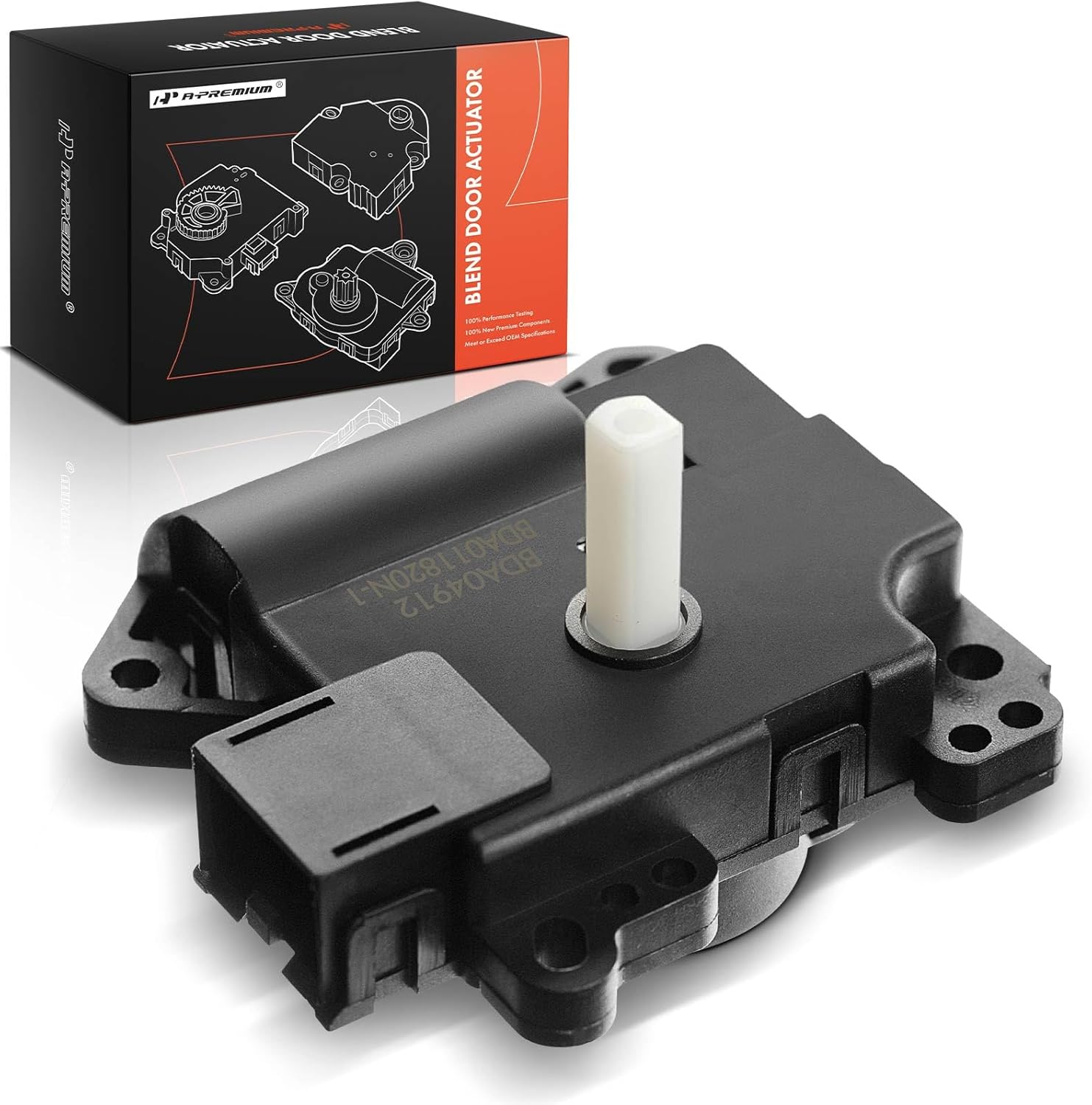 A-Premium HVAC Heater Blend Door Actuator, Compatible with Ford Thunderbird 2002-2005 Convertible & Lincoln LS 2000-2006 Sedan, Main, Floor or Mode Actuator, Replace# XW4Z19E616EA