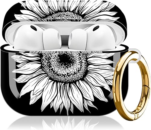 Miniatura 7 de Compatible con AirPod Pro 3 (2025), bonita funda para mujeres y hombres, protección completa, a prueba de golpes, con llavero, accesorios de funda