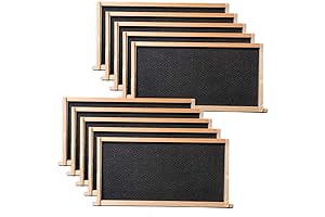 BeeCastle Beehive Frames with Wax Foundation for Deep Brood Bee Hives