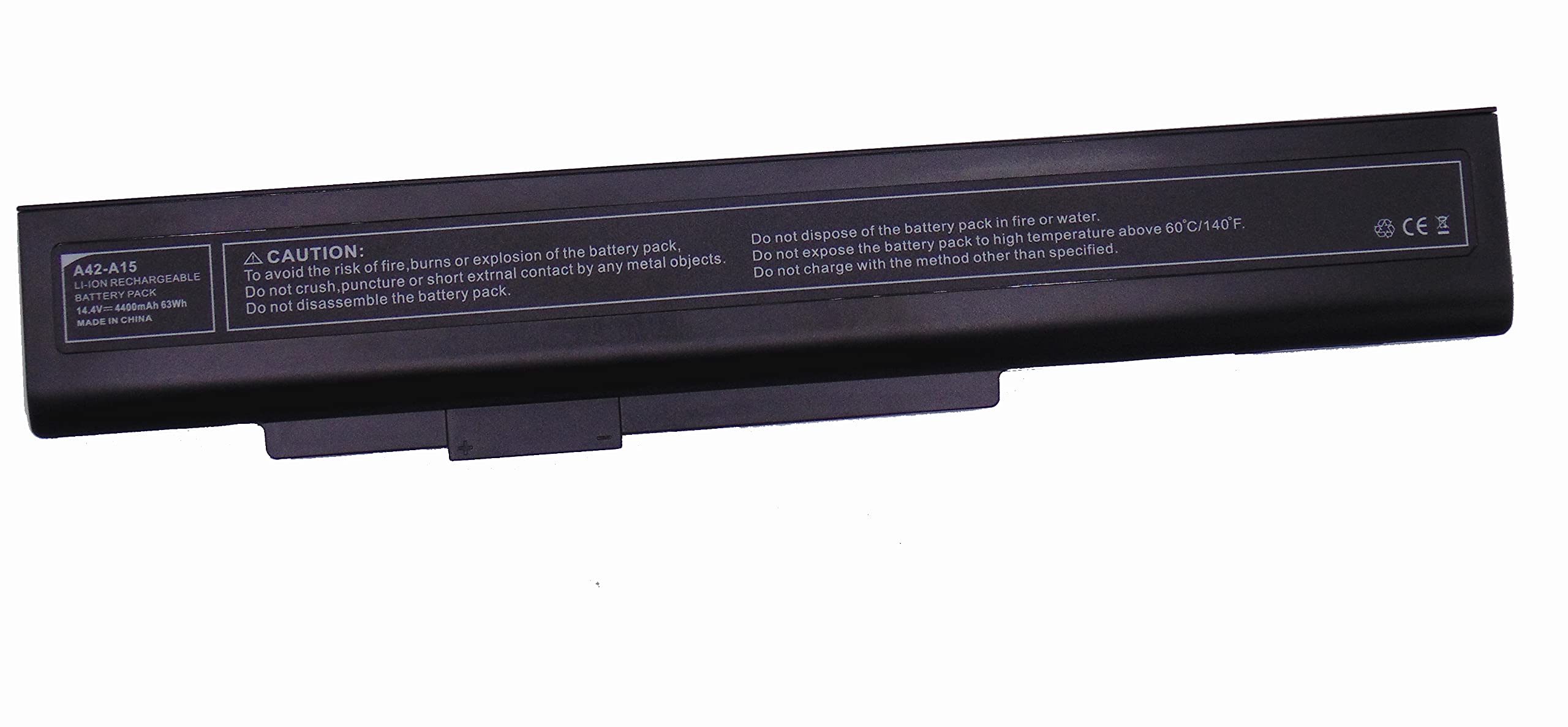 FengWings® A42-A15 Akku, 14.4V 4400mAh Ersetzen für Medion akoya P7818 E7220 E7222 E6222 E7219 E6228 P6816 P7816 akku