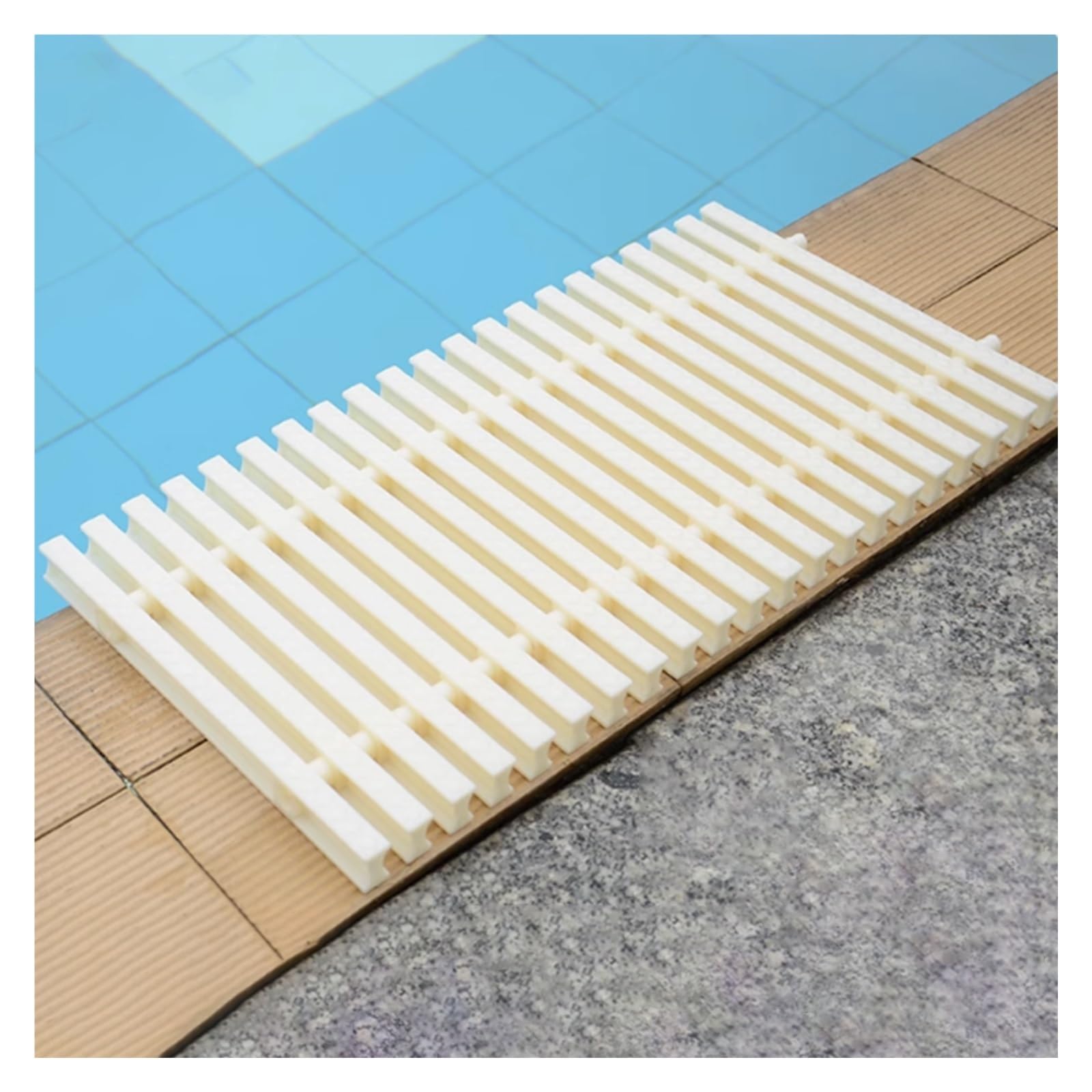 Grille de trop-plein durable pour éviter l'accumulation d'eau sur les allées et terrasses
