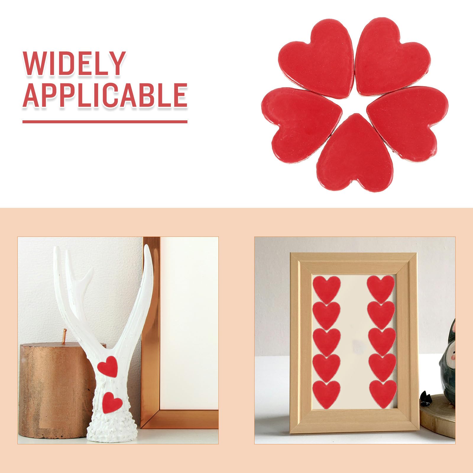Azulejos de Cerámica para Bricolaje Decorativo en Forma de Corazón