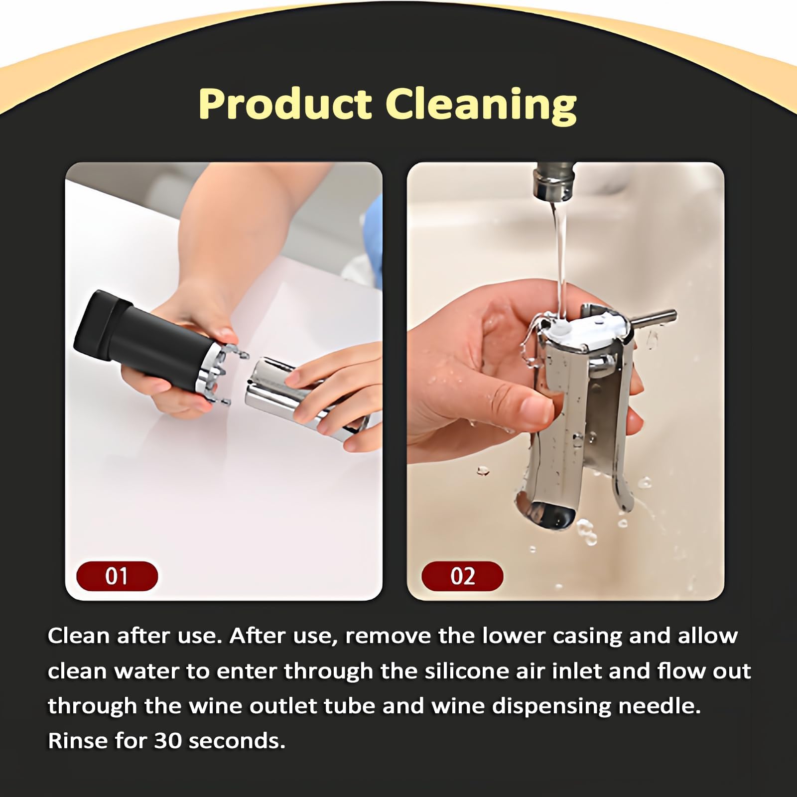 Décanteur électrique pour décanter instantanément le vin sans ouverture nécessaire, débit 5-7 ml/s pour un versement sans effort et une saveur améliorée