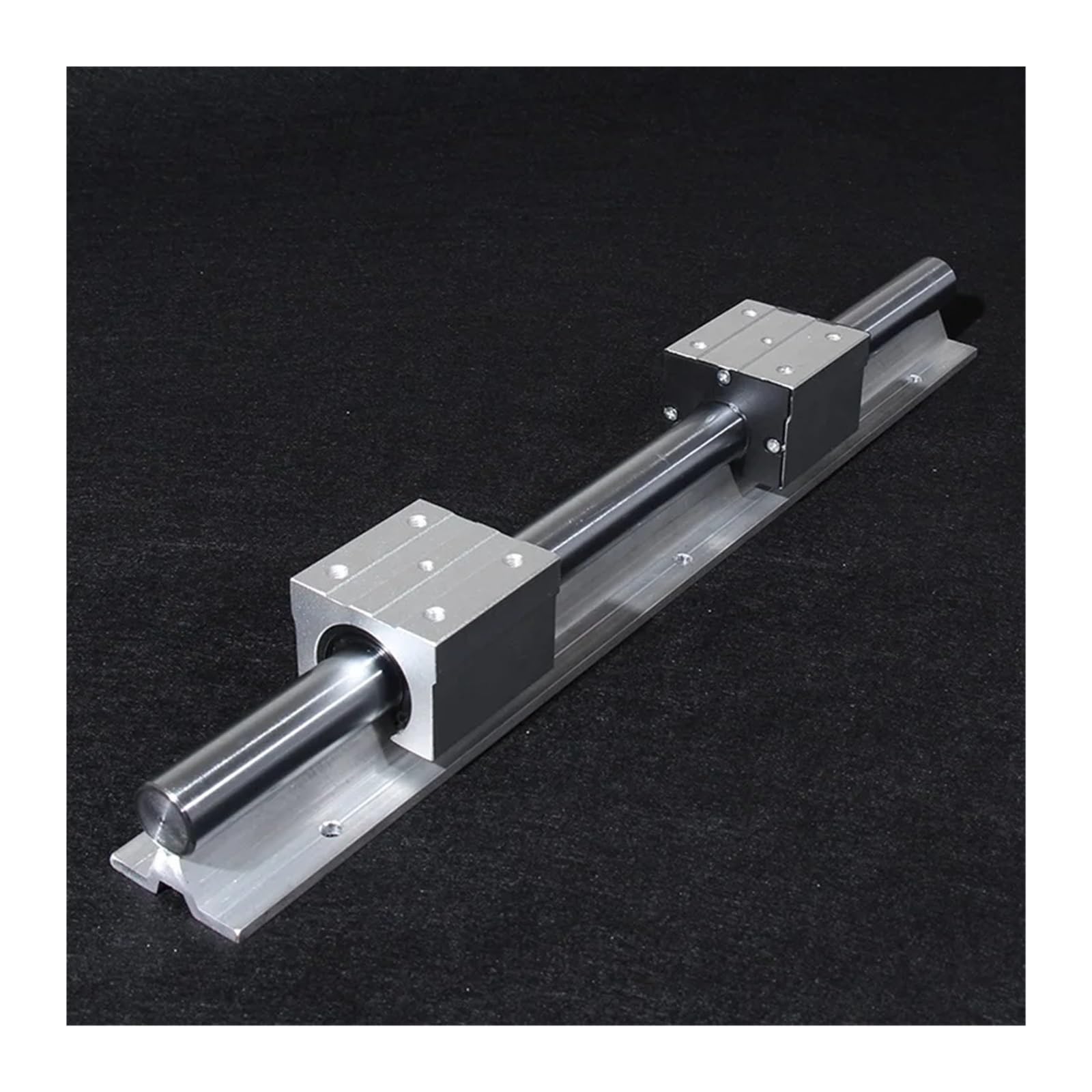 Rail de Support SBR25 L-700mm, Guide linéaire + 2 Blocs de roulements linéaires SBR25UU, 1 pièce