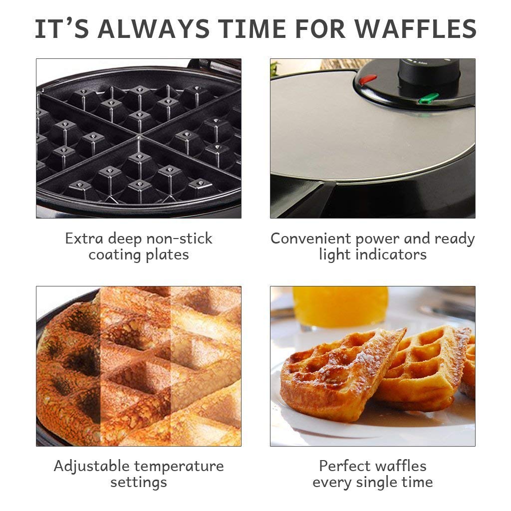 Global Gourmet by Sensiohome American Waffle Maker Iron Machine 700W I