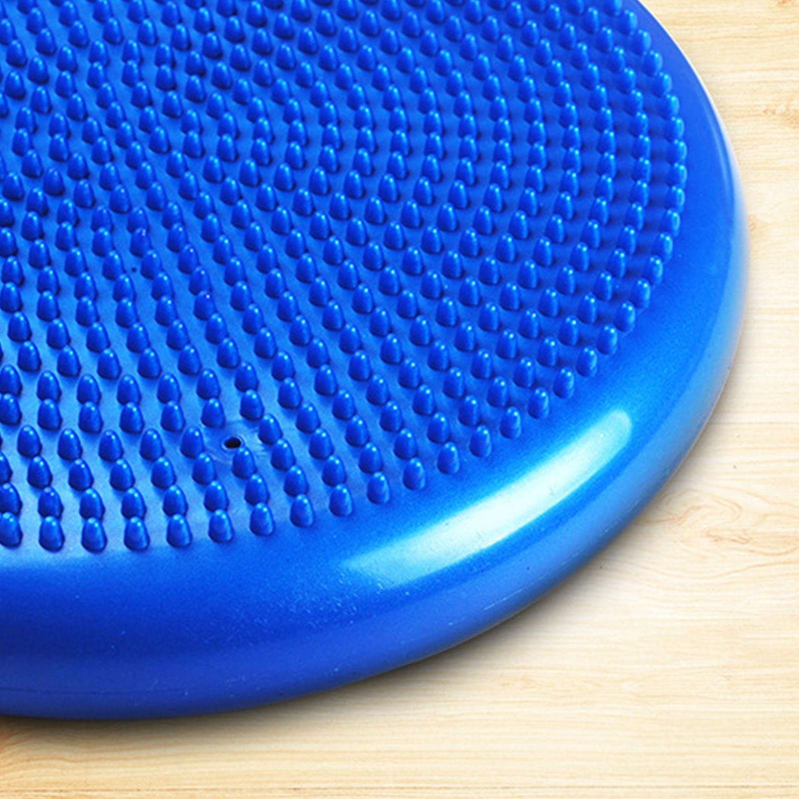 Disco de Inflable, Almohadilla de Masaje, Colchoneta, Pelota de Ejercicio Duradera, azul