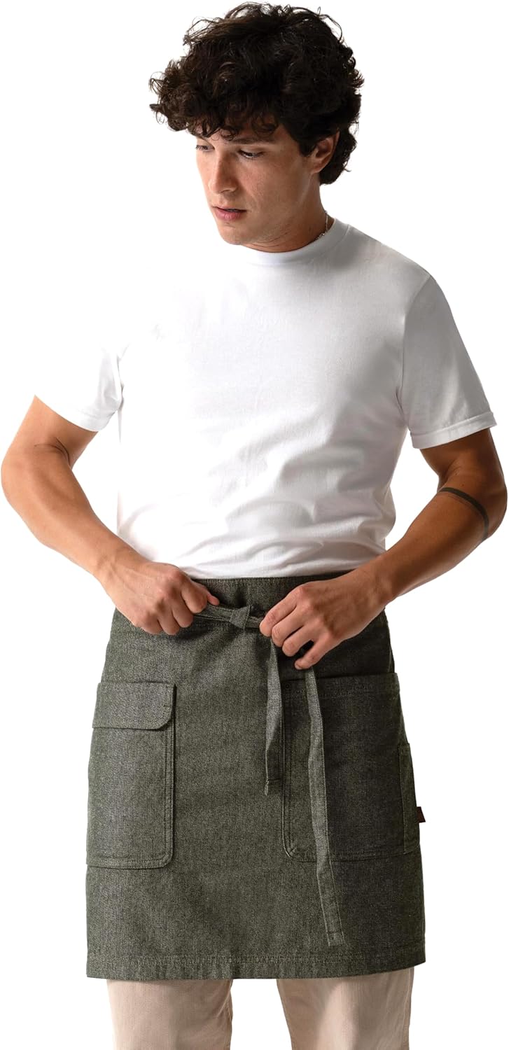 Chef Works Unisex Utility Half Bistro Apron