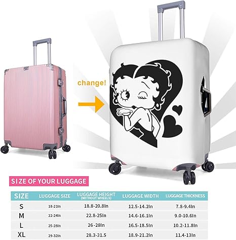 Amazon | [BAIYUAN] ラゲッジカバー ベティちゃん ベティ ブープ