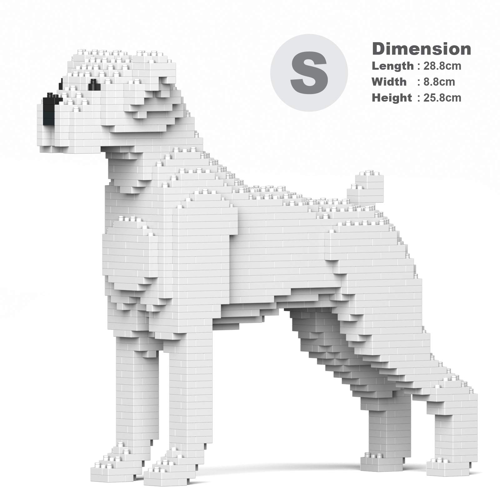 Amazon.com: JEKCA Boxer 01S-M03 | Dog Plastic Building Blocks