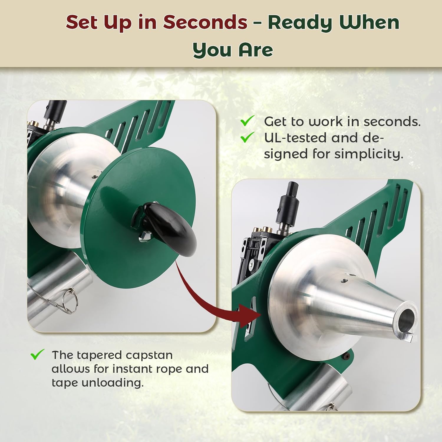 1000-lb Electric Cable Puller, Powered Wire Pulling Tool, Handheld Tool for #14–1/0 Wires in 1/2"–4" Conduit | Compatible with 18V-20V Drills | Compact Wire Tugger, Electrical Tool for Electrician