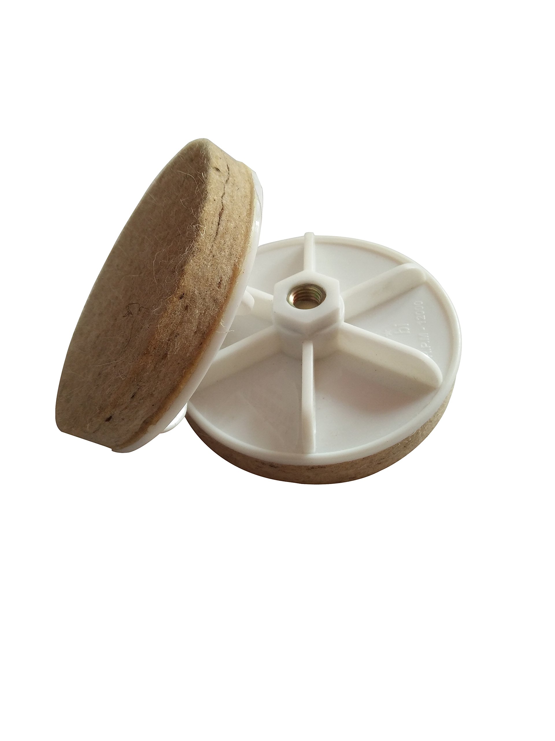 Glass Polishing Felt Disc. 4" Diameter, M-10 Thread (Pair) to Fit on all Universal Angle Grinders (B01L3N27H6) Amazon Price History, Amazon Price Tracker