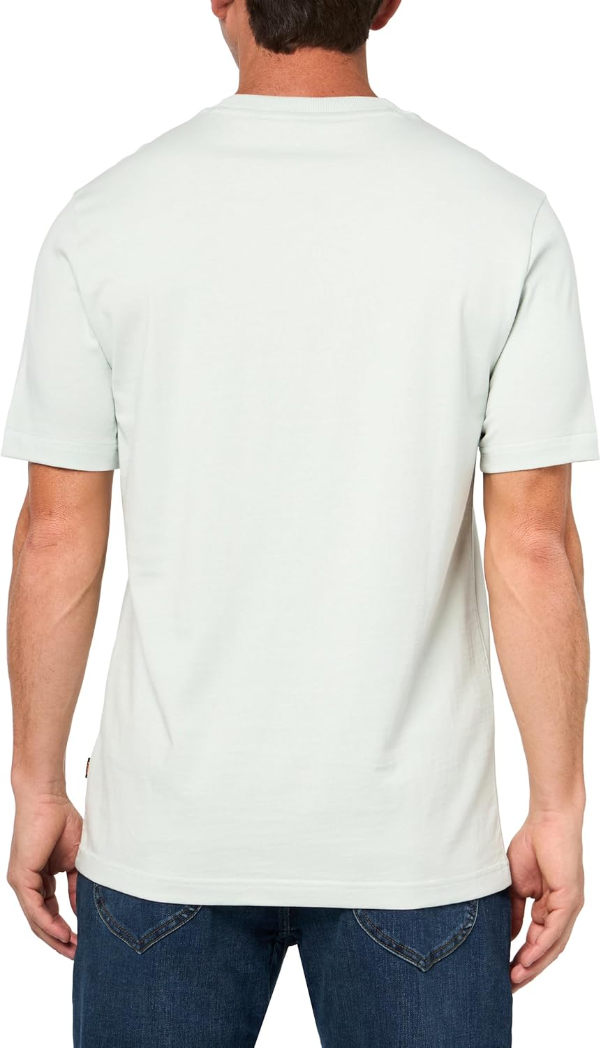 BOSS Mens Big Logo Chain Cotton T-Shirt - Image 2