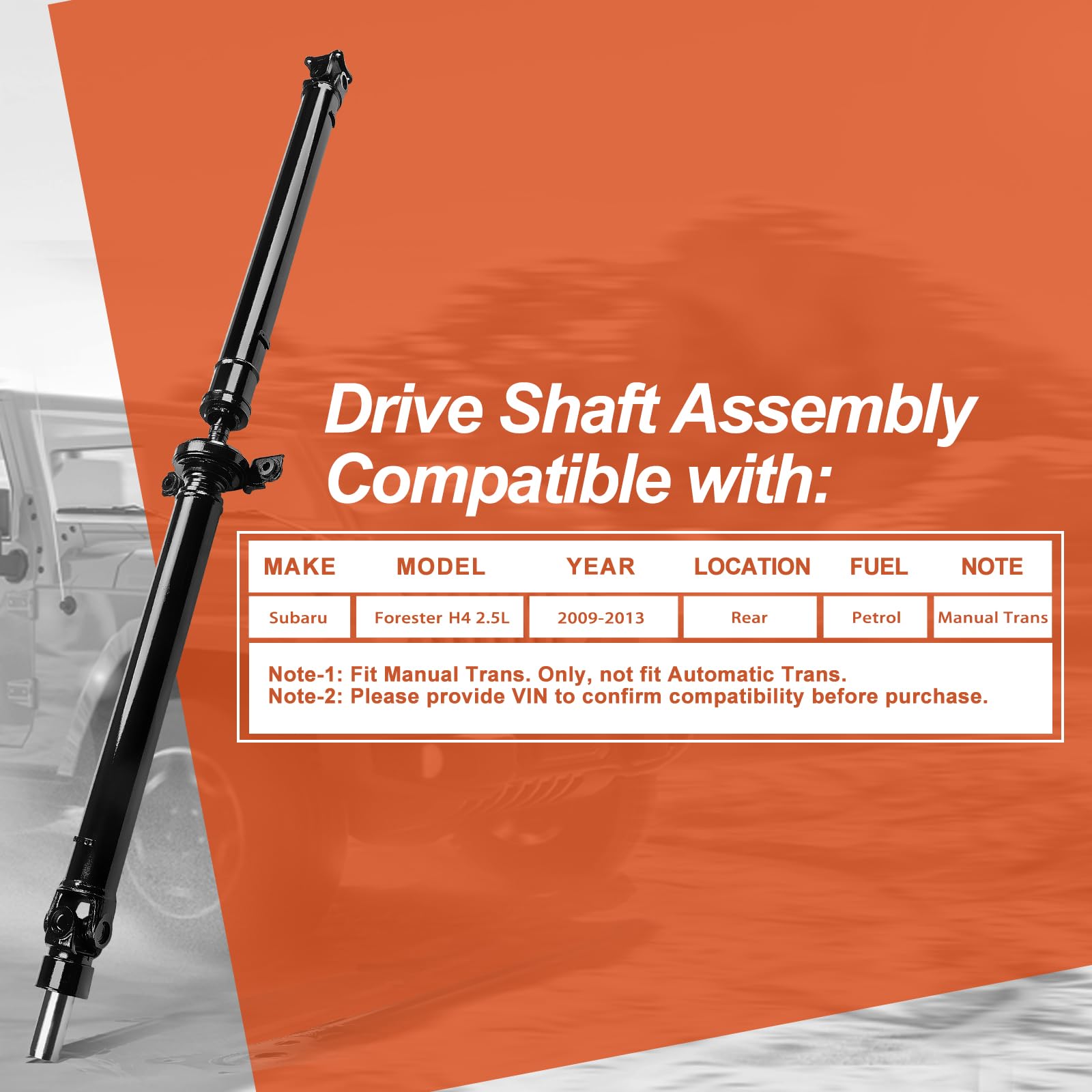 Amazon.com: 936-925 Rear Complete Drive Shaft Prop Shaft