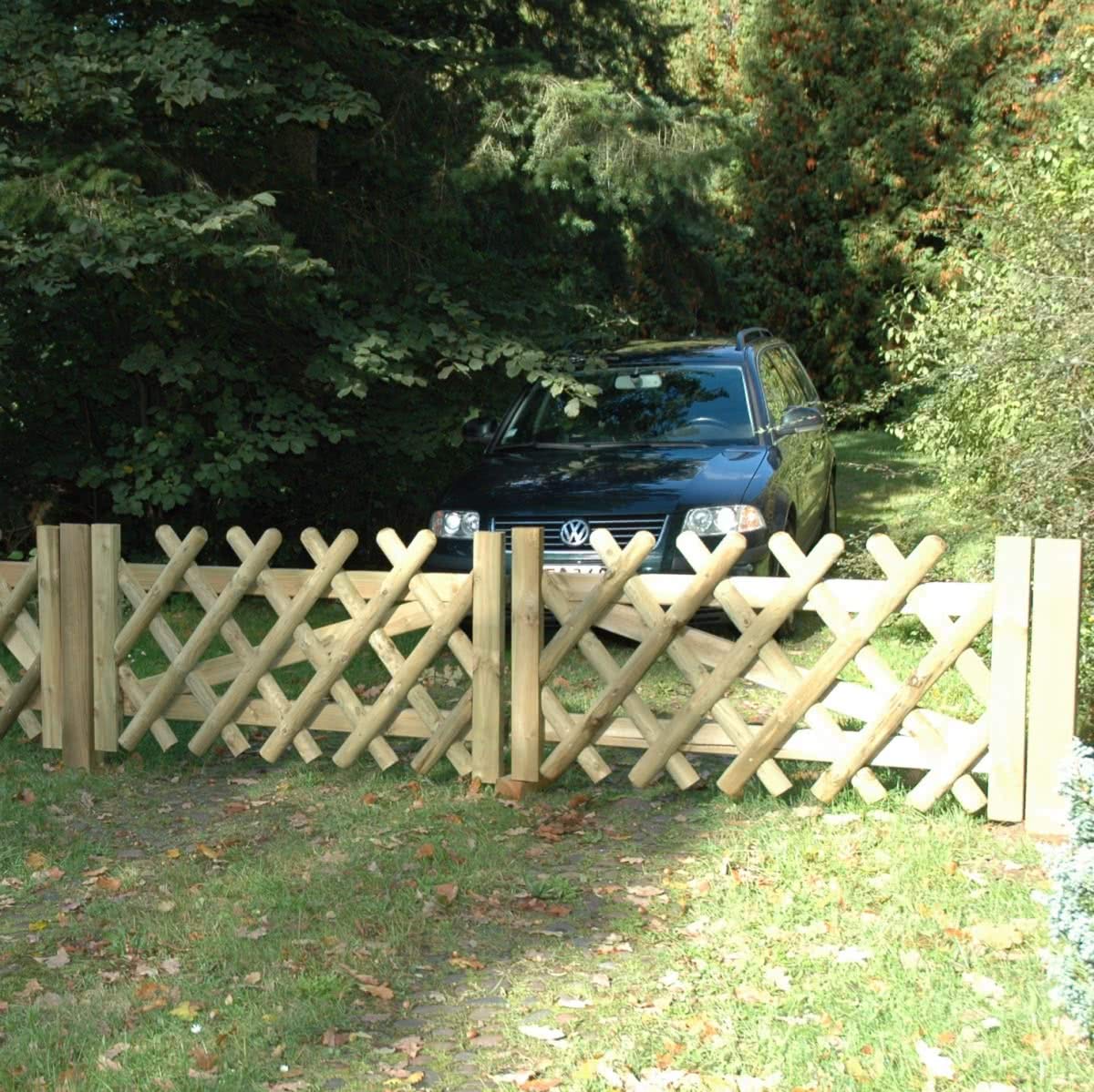 Premium Ladenbänder verzinkt mit Kloben verstellbar um 30 mm für Zauntor Länge 1000 mm x Breite 40 mm, 2 Stück (Set)