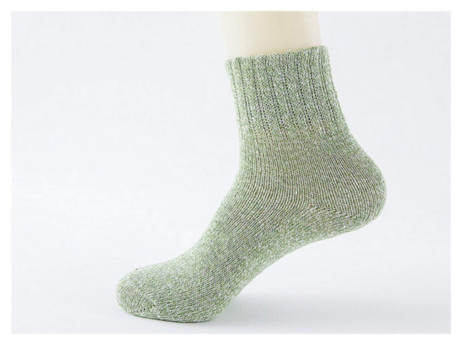 Chaussettes de tube élastiques épaisses et chaudes d'hiver pour femmes en maille unie
