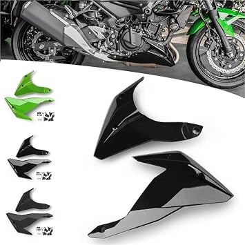 Motorcycle Bellypan Lower Engine Spoiler Side Cover Fairing Panels For Z 400 2018-2023 Belly Pan Parts Lightweight and practical(Matte Black)