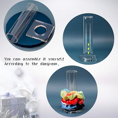 Miniatura 5 de OAOLEER 2 soportes para coletero, organizador de joyas transparente para regalos de adolescentes y mujeres, el organizador de exhibición perfecto