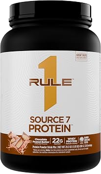 Rule 1 Proteins Source 7 Protein, Chocolate Peanut Butter, 20 Servings