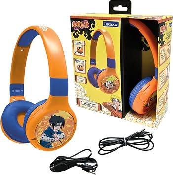 LEXiBOOK, Naruto Bluetooth Headphones, HPBT010NA