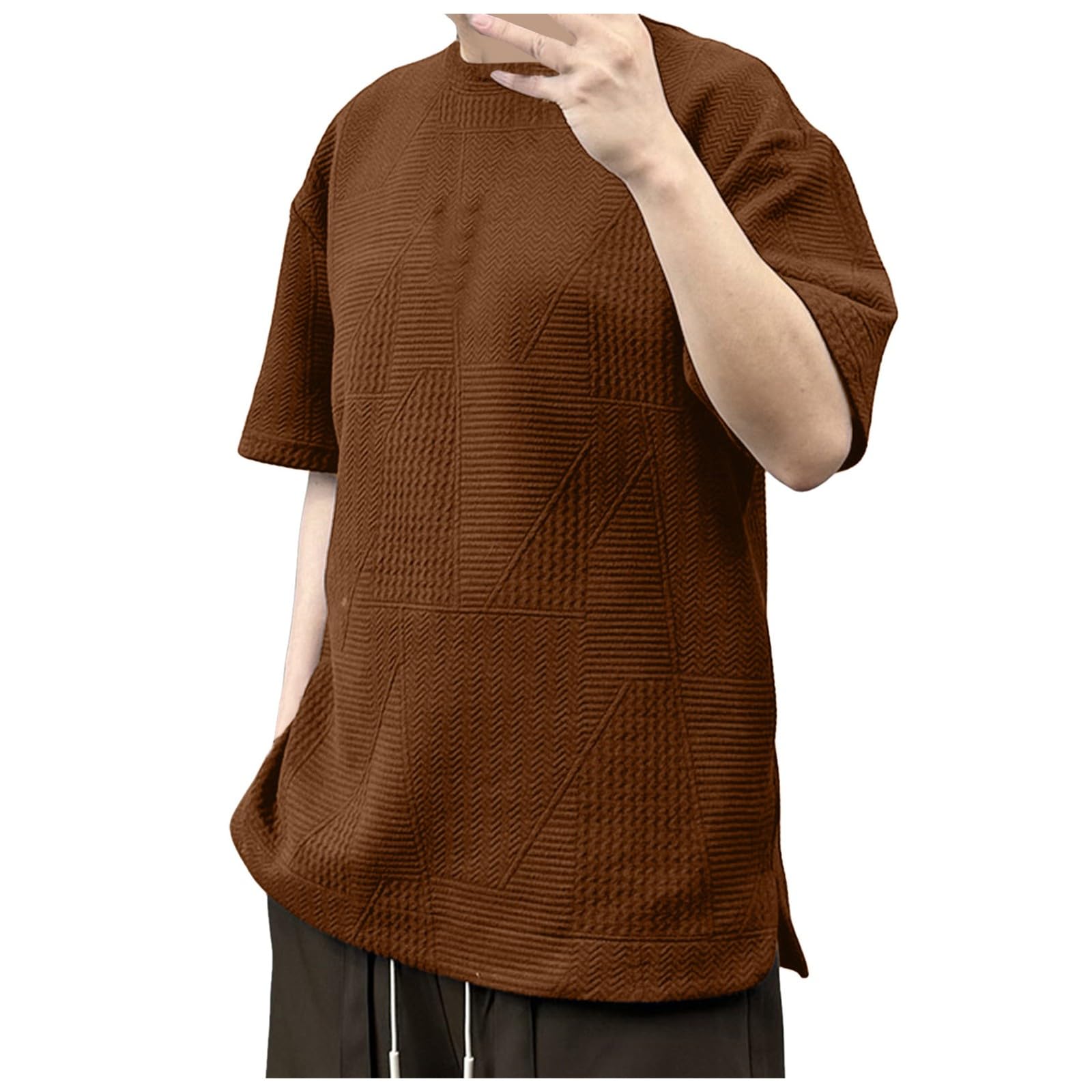 Herren Tshirt Herren Sportstyle sportliches Muskelshirt aus superweichem Stoff, ärmelloses Sportshirt mit Loser Passform Outdoor Sportshirt