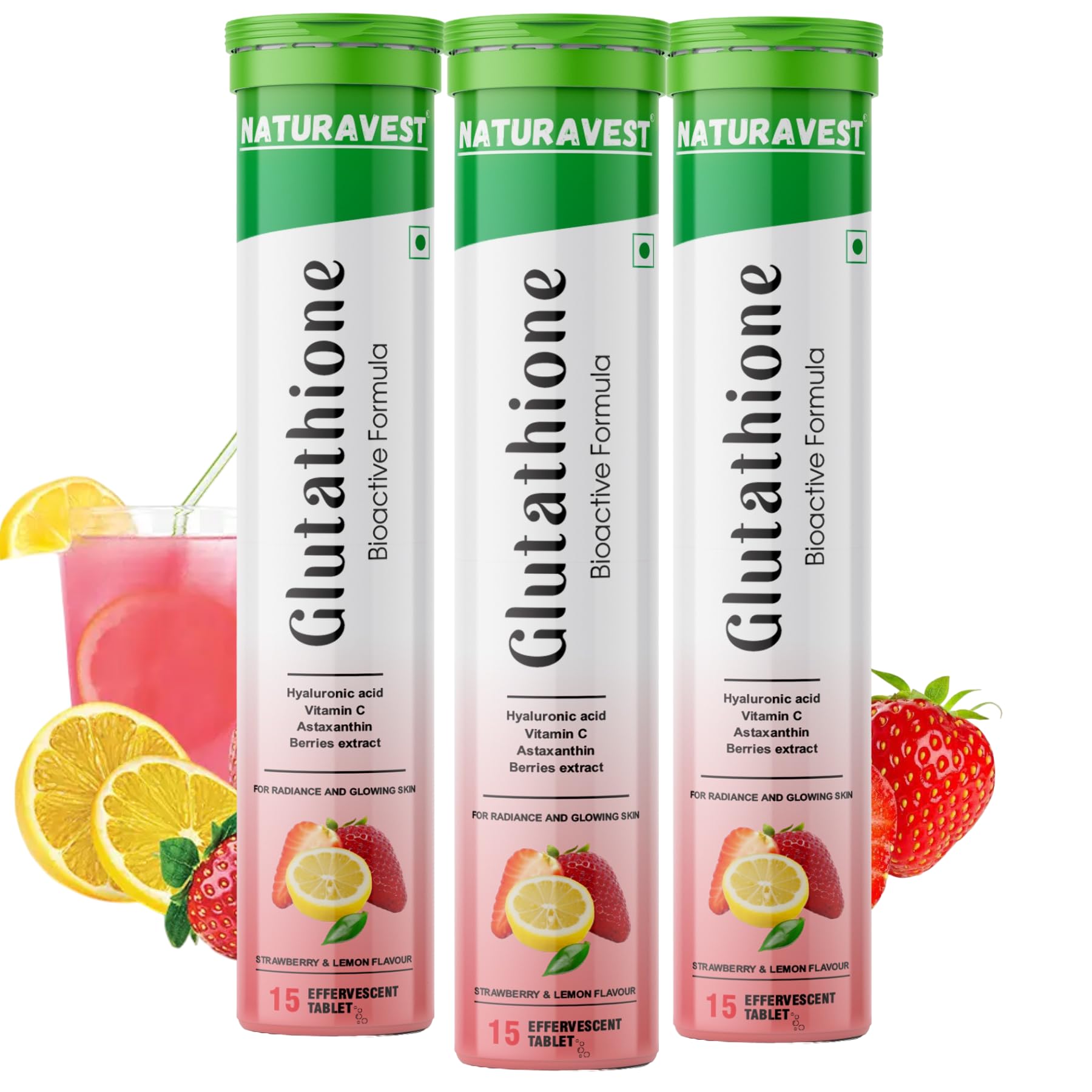 Glutathione Fizzy Tablet For Pigmentations And Glowing Skin Powerhouse  Antioxidants