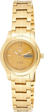 Seiko 5 SYME02K1 Womens Watch, Gold